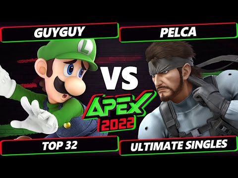 Apex 2022 - GuyGuy (Luigi) Vs. Pelca (Snake) SSBU Ultimate Tournament