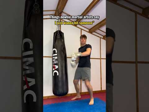 Things newbie martial artists say😂