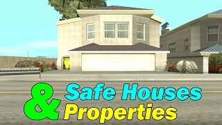 GTA San Andreas - All Safe Houses & Properties