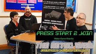 Press Start To Join Gaming Event | The Retro Shed