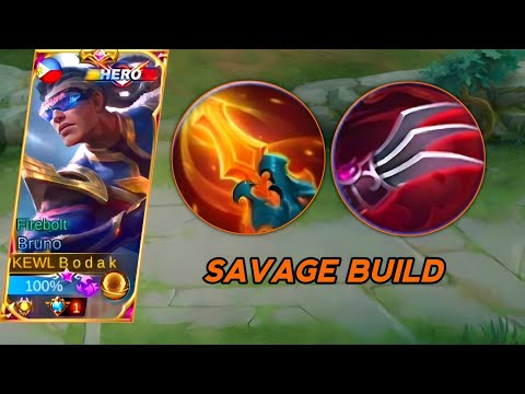 Bruno Savage build - Mobile Legends Bang Bang