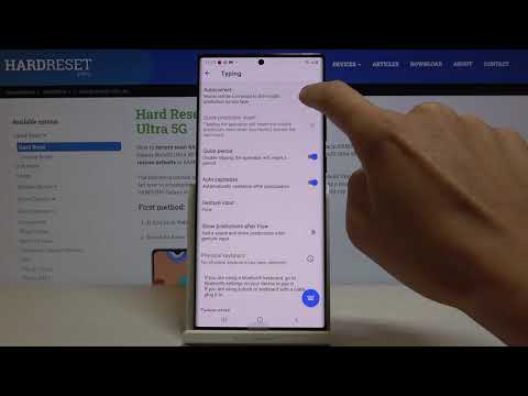How to Turn On / Off Swiftkey Autocorrection in SAMSUNG Galaxy Note 20 Ultra