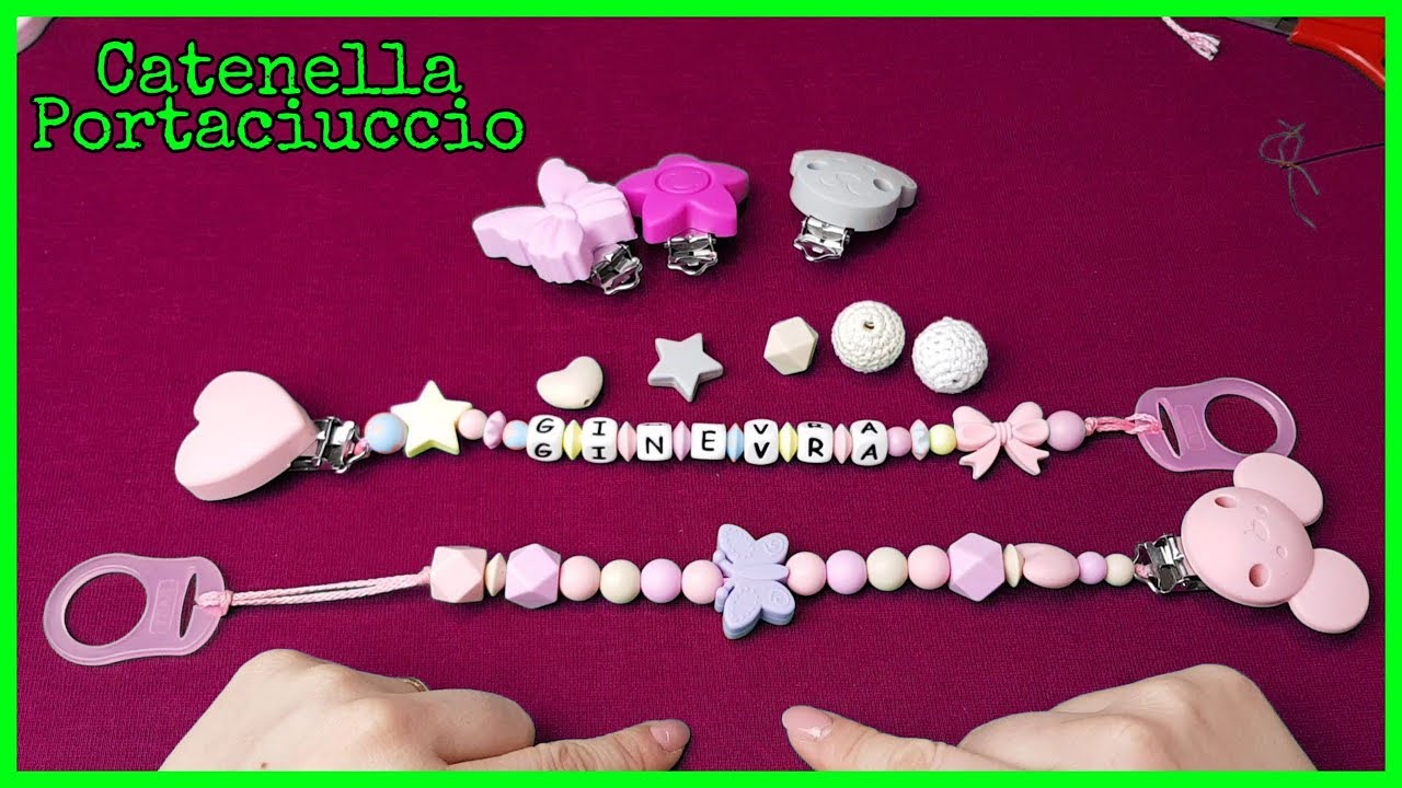Catenella portaciuccio - tutorial 🍼🎈