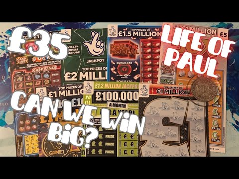 £35 mix of National Lottery scratch cards.