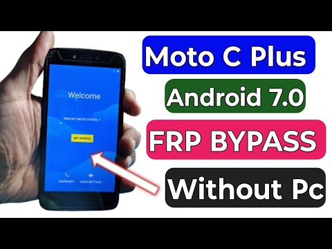 Moto C Plus Frp Bypass || Without Pc || Android 7.0 || Moto (XT1721) Google Account Unlock 2025