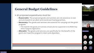 FY26 New McKinney-Vento Subgrantee Webinar