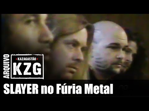 SLAYER no Fúria Metal (27/8/1994) - Arquivo KZG - entrevistado por Gastão Moreira