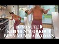 10 Minute Kitchen Workout No Equipment Needed Kimmyfitness Pre Postnatal Exercise