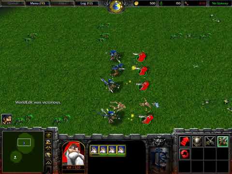 World Editor Versus - 5 Troll Headhunters (Orcs) Vs 5 Riflemen (Humans)