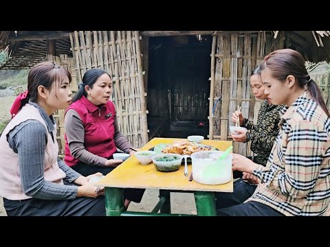 Yen Chi and her mother visited Don and stayed to have dinner with her