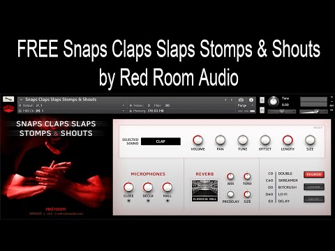 FREE Snaps Claps Slaps Stomps  Shouts by Red Room Audio