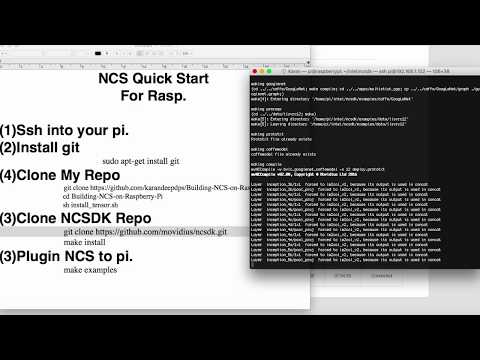 QuickStart Movidius Neural Compute Stick SDK on Raspberry Pi