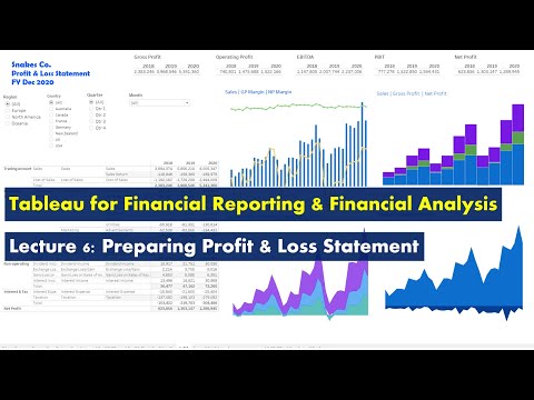 Tableau for Financial Reporting Financial Analysis Course Introduction