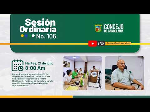 SESIÓN ORDINARIA No.106