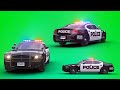 Realistic USA Police Car Animation Green Screen Effects