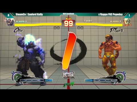 NEC15 - USF4 - Top 32 - TSC Sanford Kelly vs r/Kappa FGC Pepeday