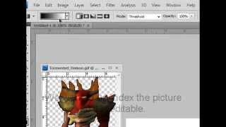 Adobe Photoshop: How to un-index layers.