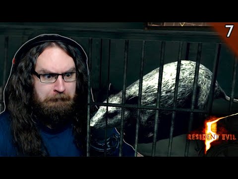 LASERS, FLOWERS & ANIMALS | Let's Play Resident Evil 5 - Ep. 7 [Blind Playthrough]