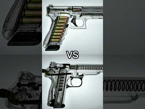 Glock 17 🆚 APS Pistol How works #shorts