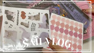 vlog 35. going out + stationery haul