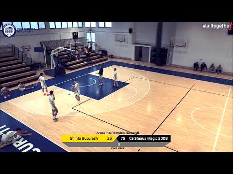 LIVE CN U15🏀CSU Știința Politehnica București - CS Steaua Magic 2008