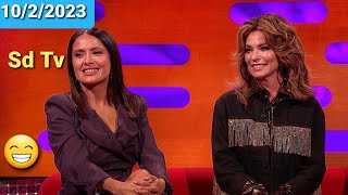 Graham Norton Show 10/2/2023 Salma Hayek, Julianne Moore, Johannes Radebe, Shania Twain, Tom Grennan