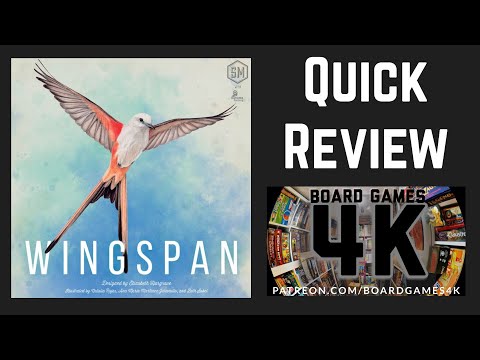 Wingspan Board Game  - Quick Review
