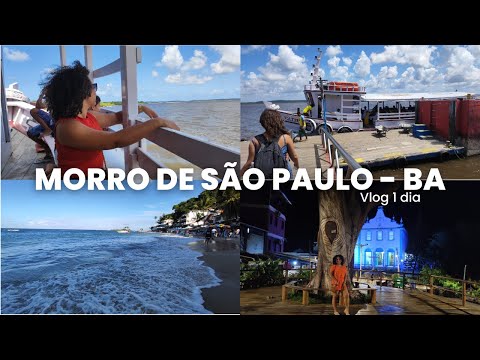 MORRO DE SÃO PAULO - BAHIA 🌴 // como chegar no morro, pegando barco, valores, noite na praia VLOG #1
