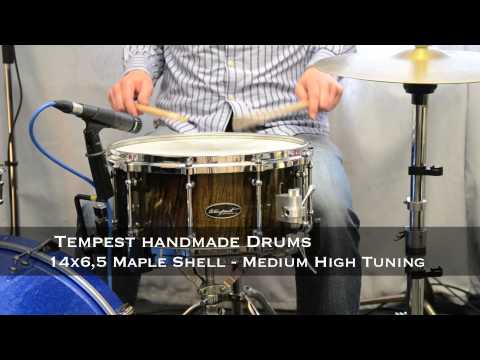 Gearcheck: Tempest Handmade Drums - 14x6,5 Maple Snare