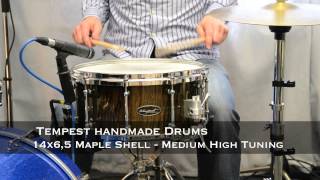 Gearcheck: Tempest Handmade Drums - 14x6,5 Maple Snare