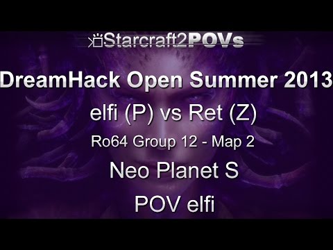 SC2 HotS - ASUS ROG Summer 2013 - elfi vs Ret - Ro64 Group 12 - Map 2 - Neo Planet S - elfi