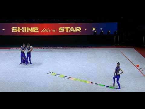 Group Team Ukraine 3 Ribbons/2 Balls Qual 29,200 - European Championships Baku 2023