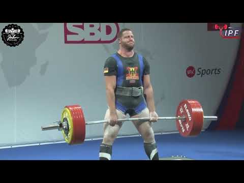Dominik Pahl – 5. Platz 955 kg Gesamt – 120 kg Klasse 2022 IPF World Open Championship