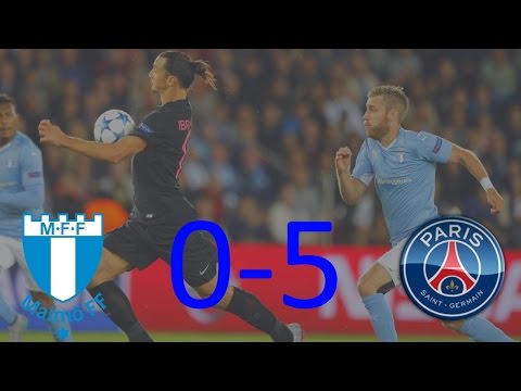 Мальме vs Пари Сен Жермен 0:5 Видео обзор голов матча 25/11/2015 Malme vs PSG
