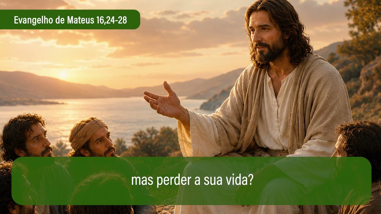 7 de agosto Evangelho de Mateus 16,24-28