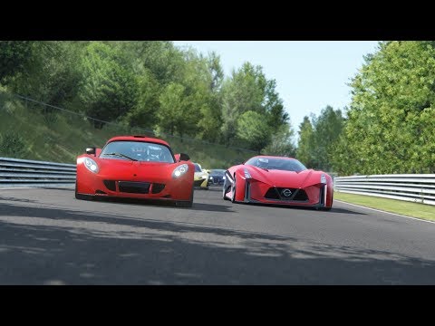 Nissan 2020 Vision GT vs Hennessey Venom GT vs Bugatti vs McLaren P1