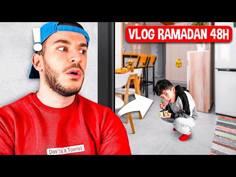 48H J'ESPIONNE MON PETIT FRÈRE PENDANT LE RAMADAN.. VA T'IL Y ARRIVER ?! (pas du tout) #Vlog2