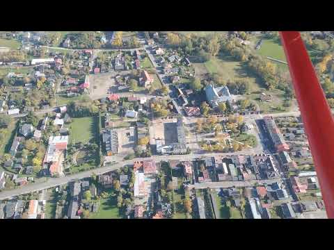 Widawa (województwo łódzkie) z lotu ptaka - lot samolotem Areoprakt A-22 L