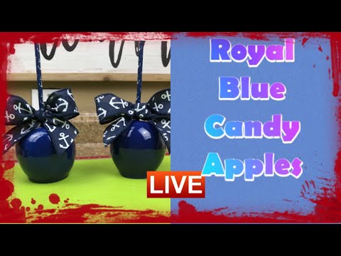 How To Achieve Royal Blue Candy Apples