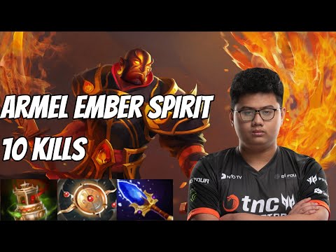 Dota 2 Tnc Predator Armel Solo Mid 10 Kills Ember Spirit 7.29d Gameplay