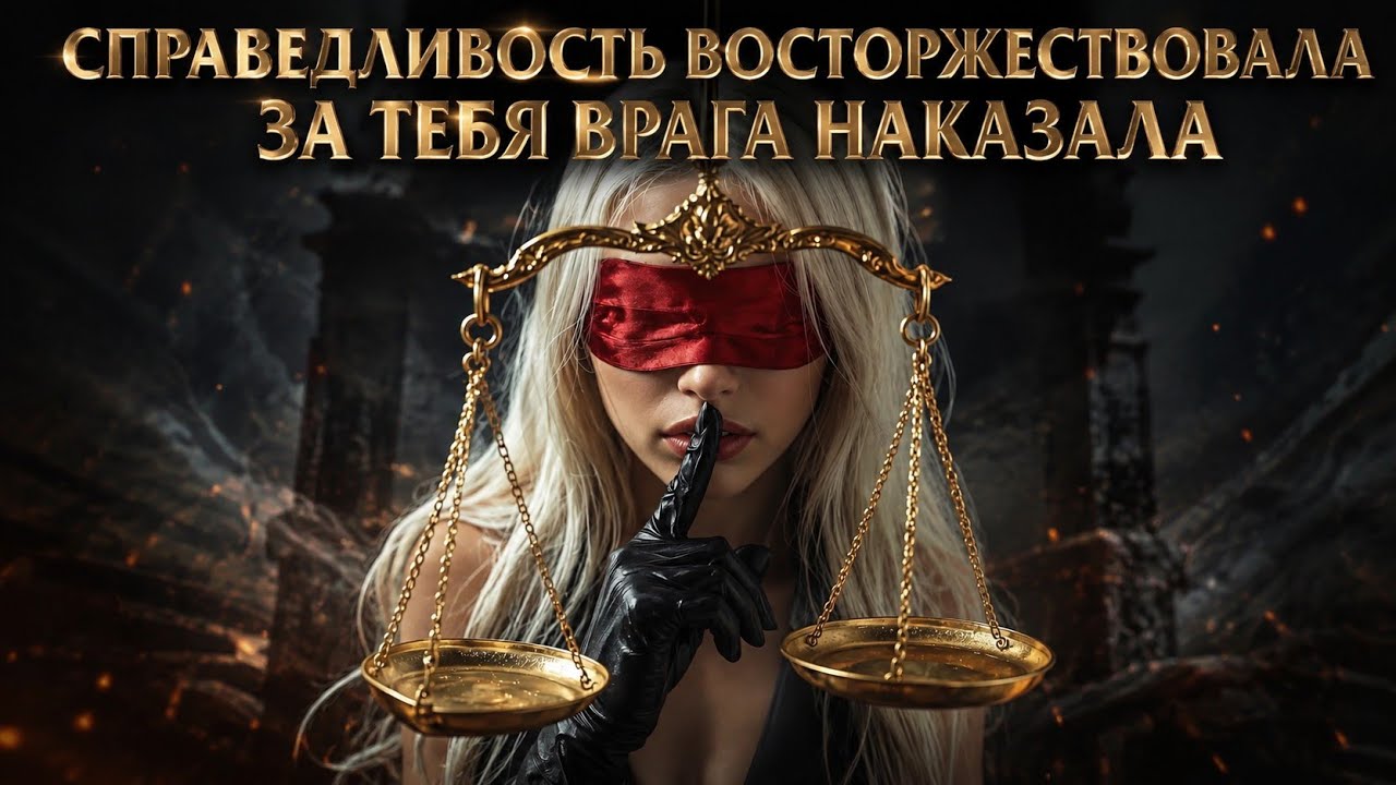 СПРАВЕДЛИВОСТЬ ВОСТОРЖЕСТВОВАЛА И ВАШЕГО ВРАГА НАКАЗАЛА.#гадание #таро #tarot #