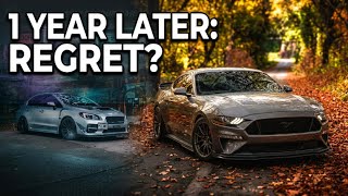 One year since trading my WRX for a s550 Mustang....do I regret it? Review, drive, & discussion.