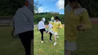 The Little Yellow Duck is Willing to Play with the Tiga #shorts #ultraman #ultramantiga #liveaction