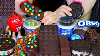 Download Lagu ASMR Mu0026M'S MAGNUM ICE CREAM, OREO ICE CREAM, CHOCOLATE CAKE, Mu0026MS DARK CHOCOLATE BAR, CADBURY EGG 먹방 Thumbnail