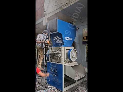 600 kg/hr Plastic Scrap Grinder Machine