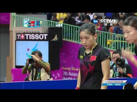 2014 Asian Games WD-SF1: LIU Shiwen/WU Yang - KIM Jong/KIM Hyesong [HD] [Full Match/Chinese]