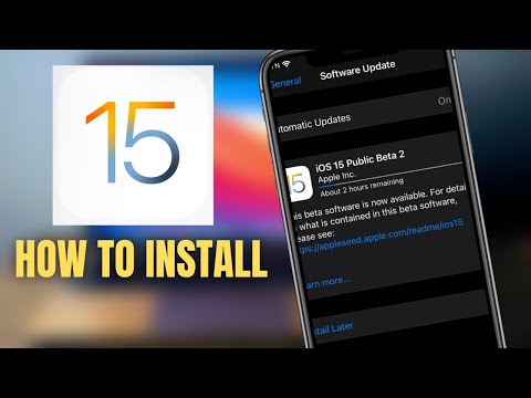 iOS 15 Public Beta 2 : How To Install In 2 minutes