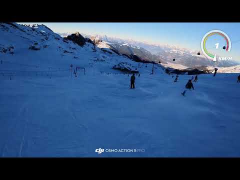 Kitzsteinhorn snow park + piste 1 evening moguls Dec 2025 4K