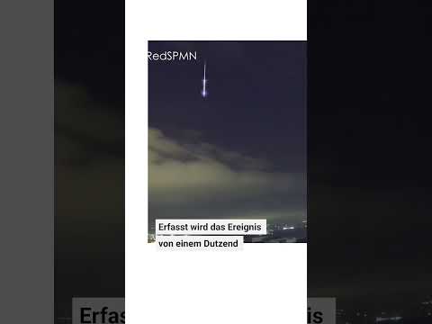 Video Thumbnail: Feuerball explodiert über Nachthimmel