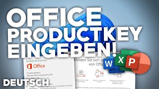 Microsoft Office: PRODUKTKEY EINGEBEN/HERAUSFINDEN